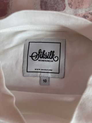 Camiseta Siksilk blanca - Talla M