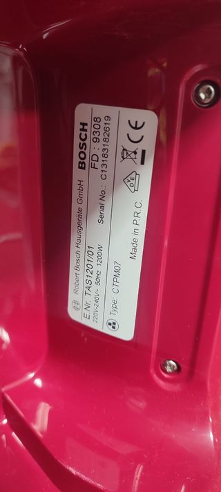 Cafetera cápsulas roja