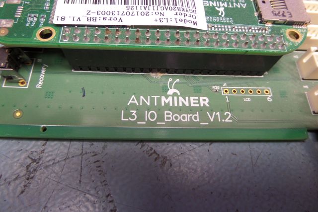ANTMINER L3+ Placa CPU usada