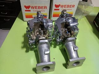 Carburador Weber 45 MCHH cromado