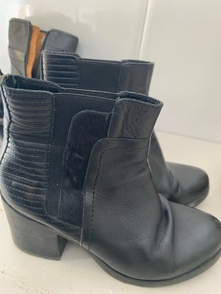6 Botines - Negro y Azul