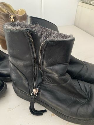 6 Botines - Negro y Azul