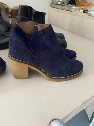 6 Botines - Negro y Azul