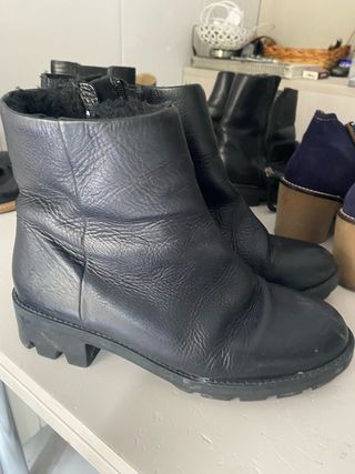 6 Botines - Negro y Azul