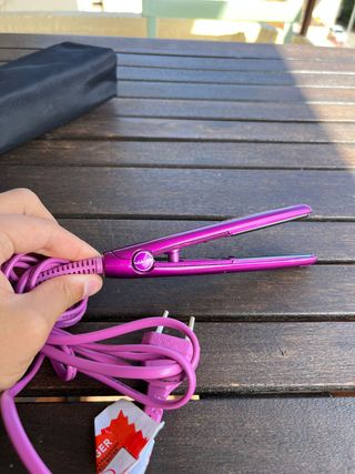 Mini plancha pelo viaje - Morada