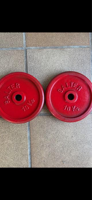 Discos peso Salter 2x10kg