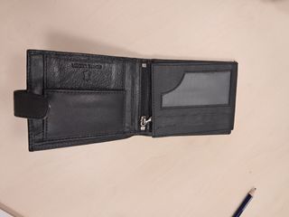 Cartera negra hombre - Piel