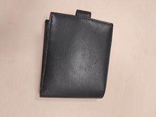 Cartera negra hombre - Piel