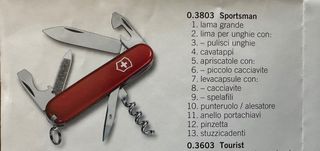 Victorinox multiuso: coltellino modello Sportman