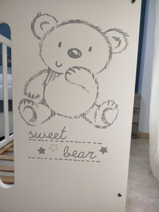 Cuna Micuna Sweet Bear - Blanca