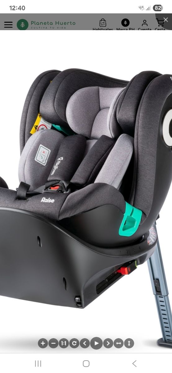 Silla coche Raise giratoria