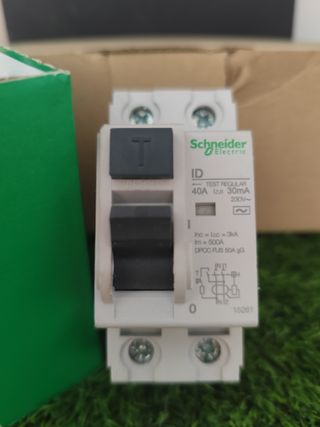 1x Interruptor Diferencial Schneider 40A