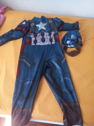 Disfraz Capitán América. 4-5años
