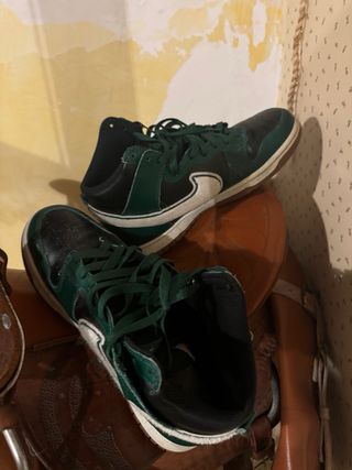 Nike Dunk High - Scarpe verdi e nere