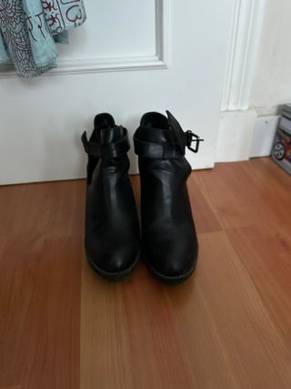 Botines Zara negros - tacón