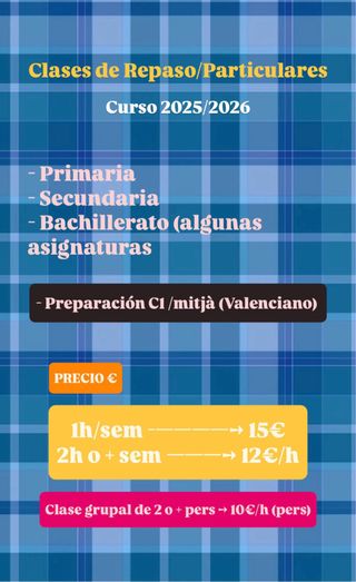 Clases de repaso