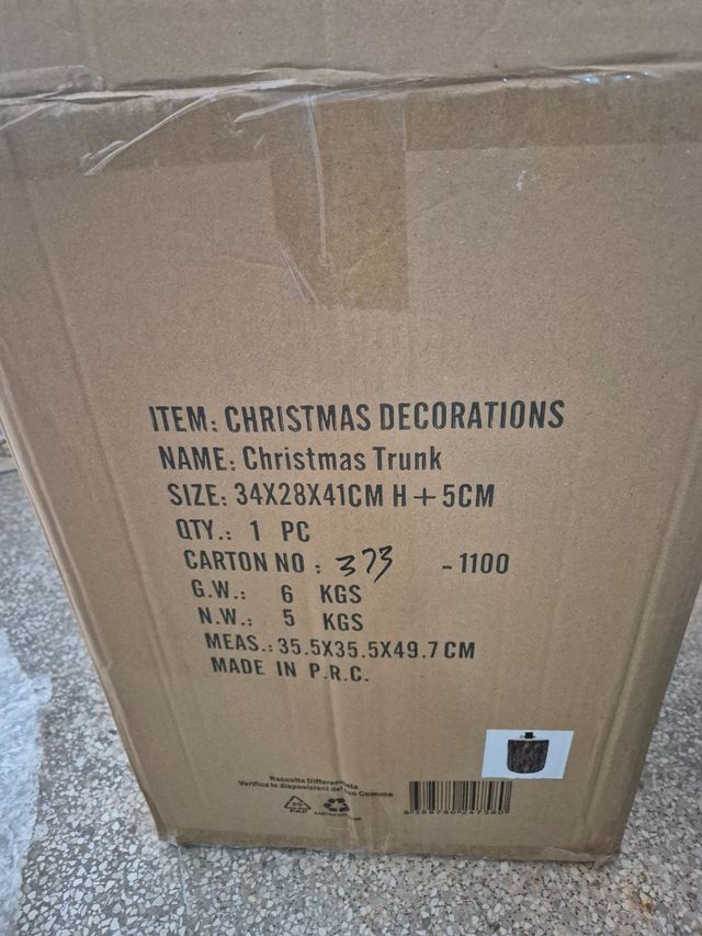 Base tronco albero Natale 50cm