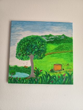 Cuadro paisaje acrílico