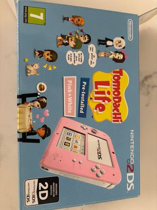 Nintendo 2DS Rosa y Blanca - Tomodachi Life