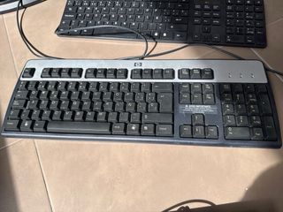 3 tastiere HP - Nero e argento