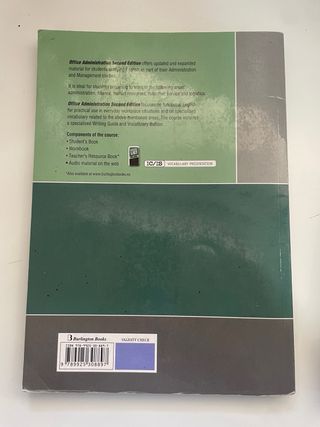 Office Administration Student’s book y Worbook.