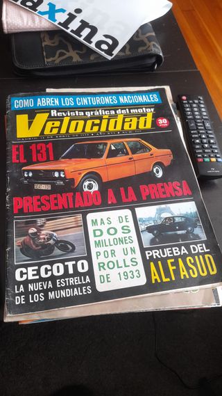 Revista Velocidad año 1975