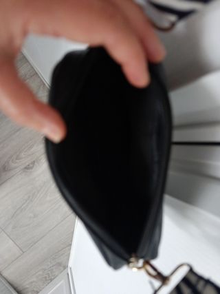 Bolso bandolera negro - cebra