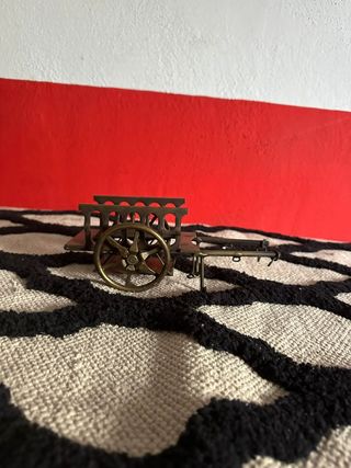 Carro bronce antiguo - miniatura