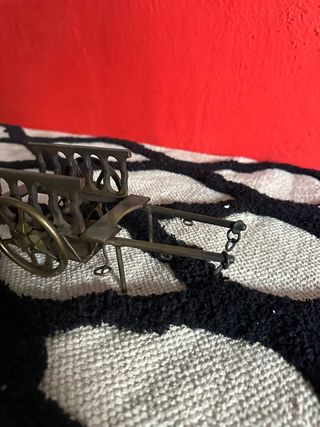 Carro bronce antiguo - miniatura