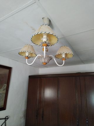 Lámpara 3 luces - Vintage