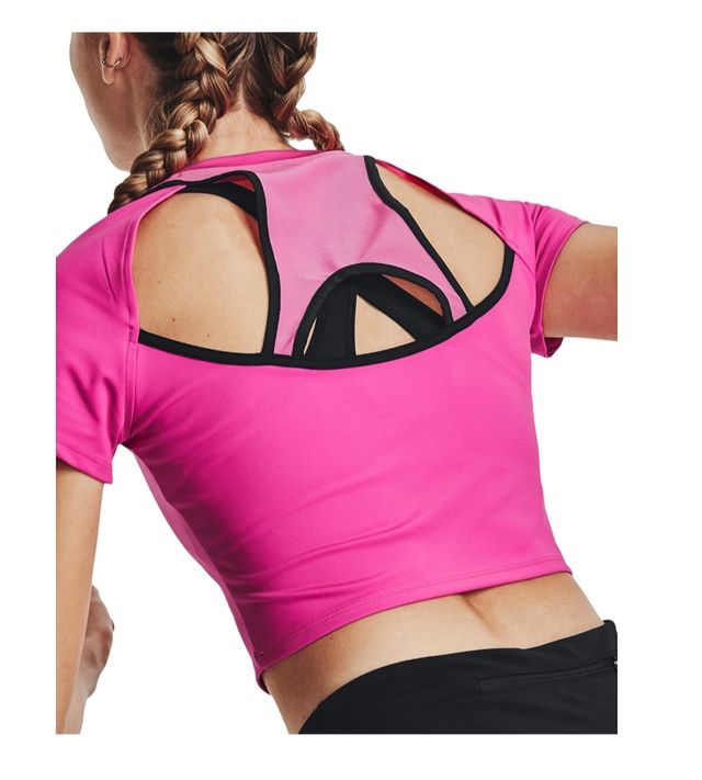 Top deportivo mujer under armour rosa