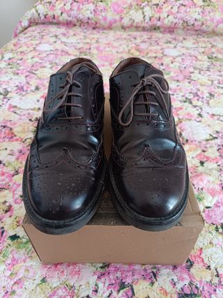 Scarpe Brogue Marroni