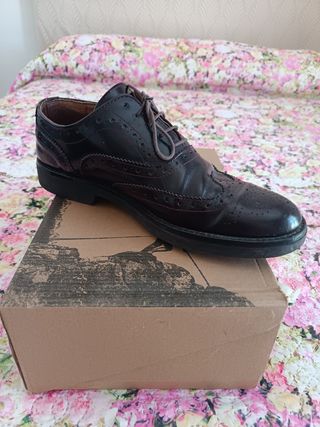 Scarpe Brogue Marroni