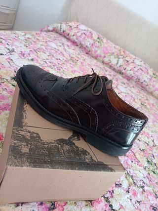 Scarpe Brogue Marroni