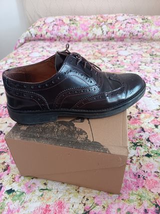 Scarpe Brogue Marroni