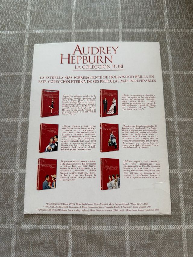 Audrey Hepburn: 6 Películas Clásicas en DVD