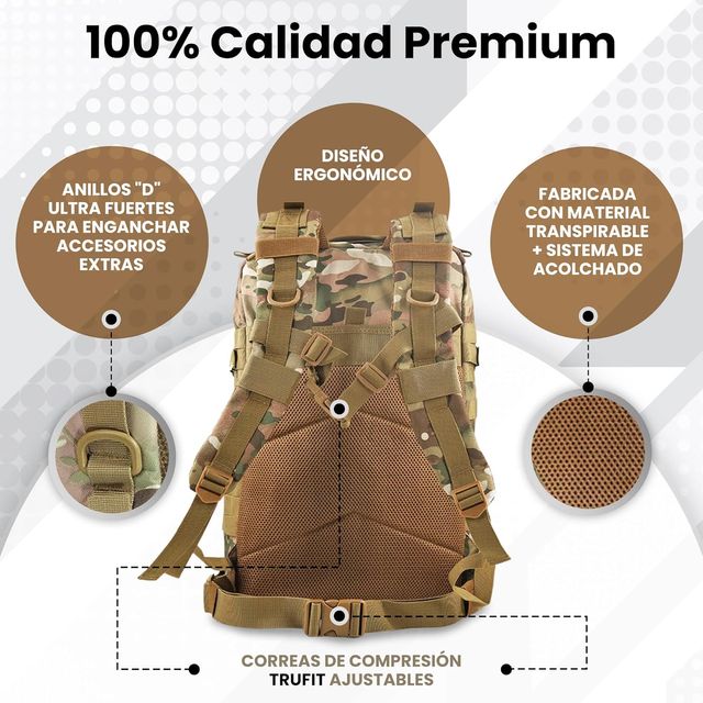 Mochila Táctica Impermeable