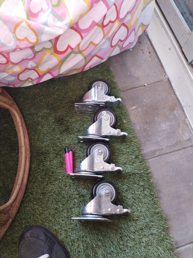 4 Ruedas giratorias industriales