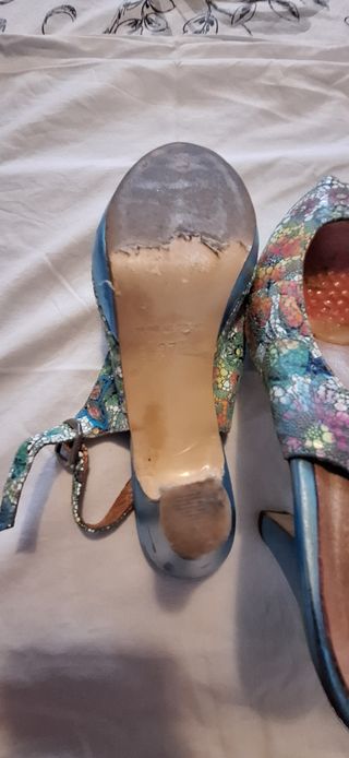 Tacones estampados -talla 37