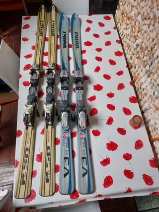 Esquís Völkl P50 y V3 - 2 pares 50€ c/u los 2 90€