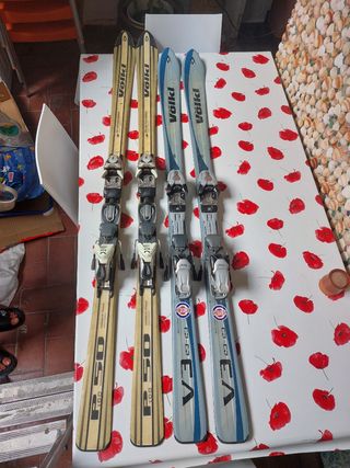 Esquís Völkl P50 y V3 - 2 pares 50€ c/u los 2 90€
