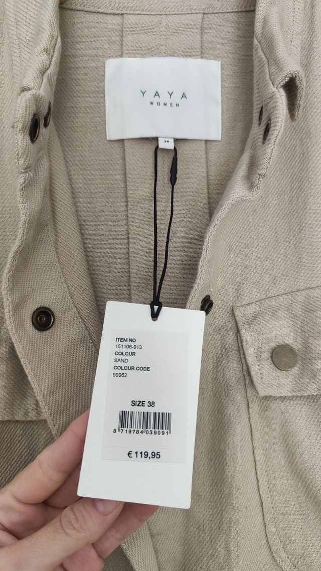 Abrigo YAYA beige nuevo