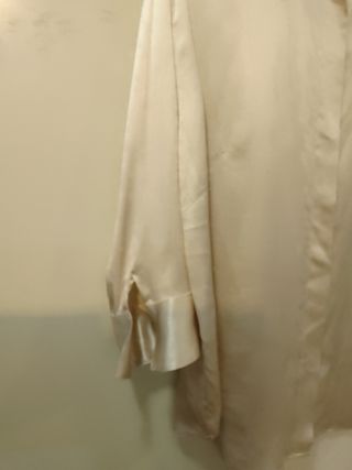 Blusa seda beige La Chemise Blanche