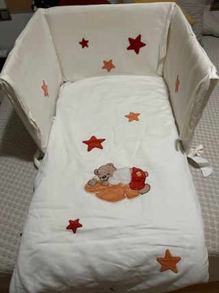 Saco nórdico cuna + protectores estrellas