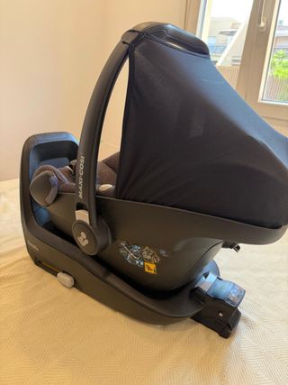 Maxi-Cosi: silla coche + isofix + adaptador
