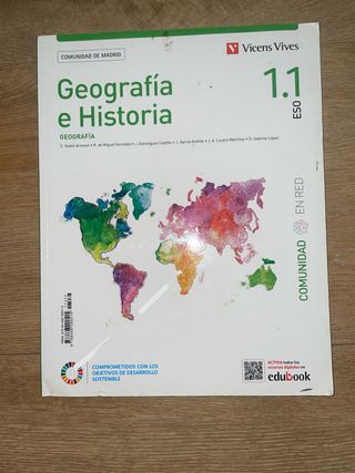Libro GEOGRAFIA E HISTORIA 1 ESO (1.1-1.2)