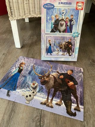 Puzzle Frozen 2x100 piezas