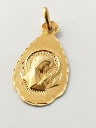 Medalla Virgen oro 18k (1.6gr)
