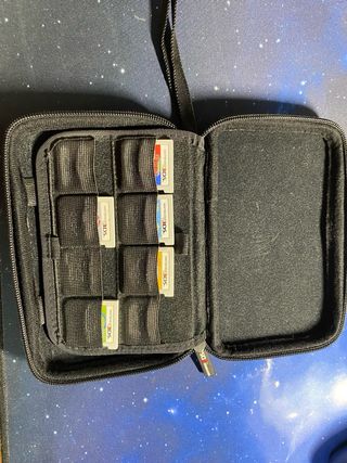 Nintend3DS XL negra + Juegos + Funda oficial