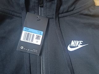 Sudadera Nike negra c/cremallera - Talla M
